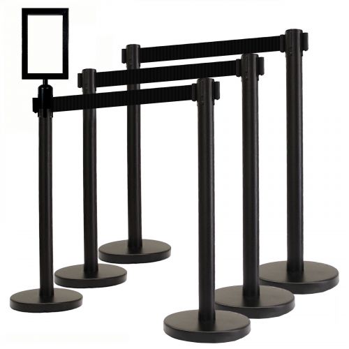 Stanchion Queue Crowd Control Belt Queue Belt with Mounted Accessories 