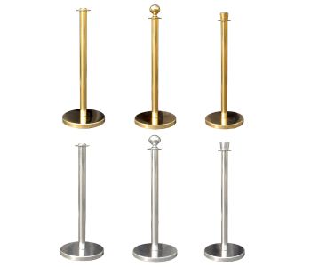 Decorative Rope Safety Queue Stanchion Barrier 